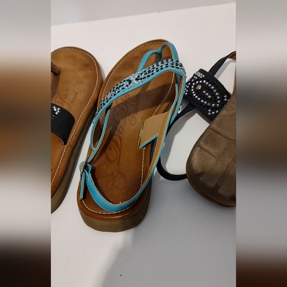 DB DK Fashion Women's Sandals Two Pairs - Picture 4 of 7